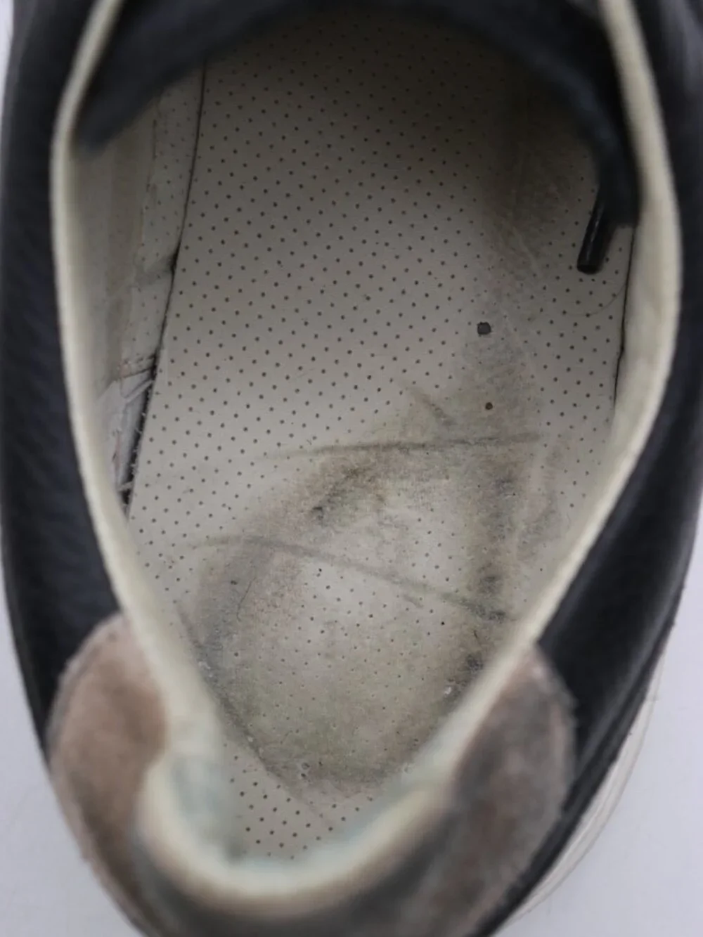 Brunello Cucinelli Grained Sneakers Men's Size EU 41 Black Leather Lace Up Shoes